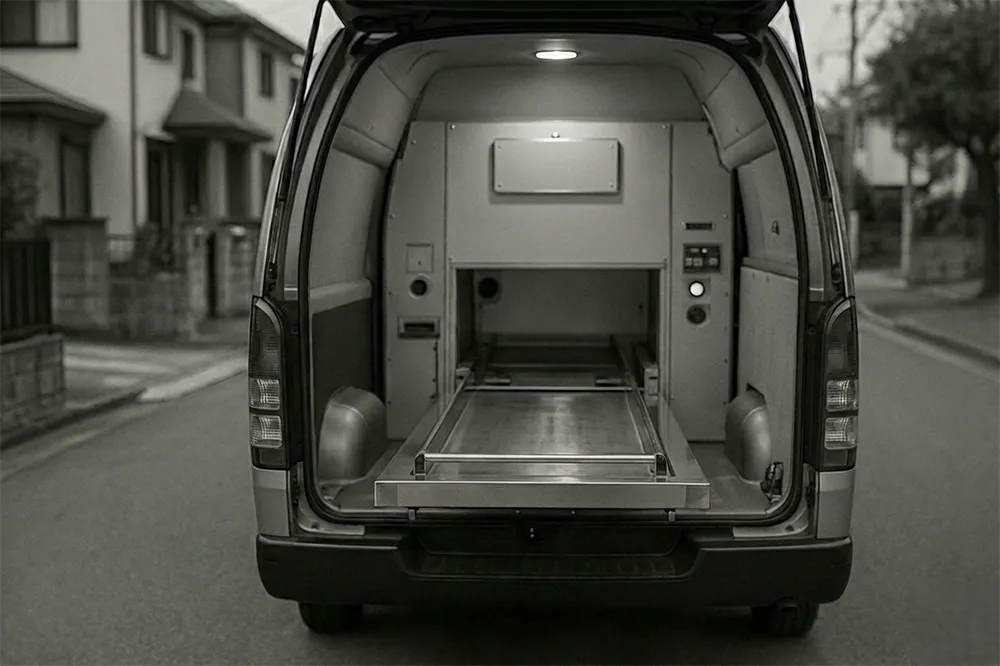 移動火葬車